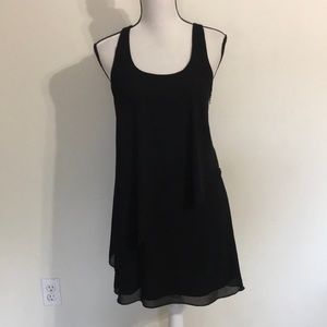 Haute HangEr dress black med mini layer zip mini